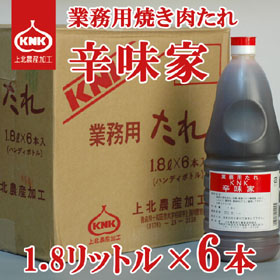 業務用焼き肉のたれ 辛味家 １．８Ｌ×６本【送料無料】