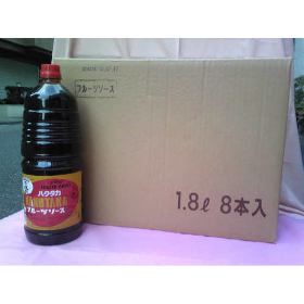 ハクタカフルーツソース１．８Ｌ×８本入ＪＡＳ特級