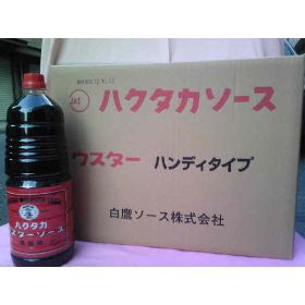 ハクタカウスターソース１．８Ｌ×８本入ＪＡＳ標準