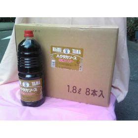 ハクタカゴールドウスターソース１．８Ｌ×８本入ＪＡＳ特級