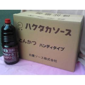 ハクタカ特級とんかつソース１．８Ｌ×８本入ＪＡＳ特級