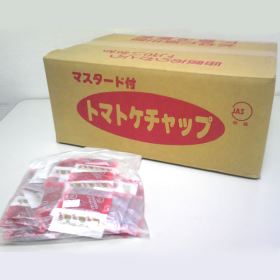 ハクタカマスタード付トマトケチャップ８ｇ×４０個×２５袋入