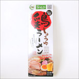 鶏ラーメンしょうゆ味（お土産用・お箸入り・2食入）30個入ケース｜Halal Chicken Soy Sauce Ramen with Chopsticks 2servings×30pack